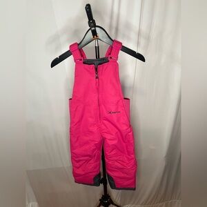 Arctix Kids Pink Insulated Snow Overalls